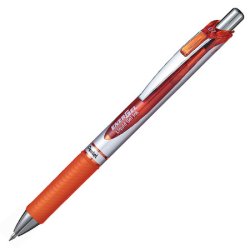 Pentel Stylo roller encre gel Energel BL77, orange