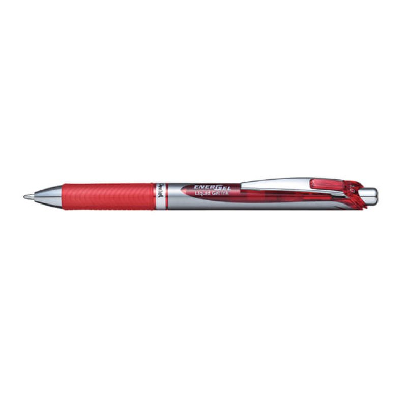 Pentel Liquid stylo roller à encre gel Energel BL80, rouge