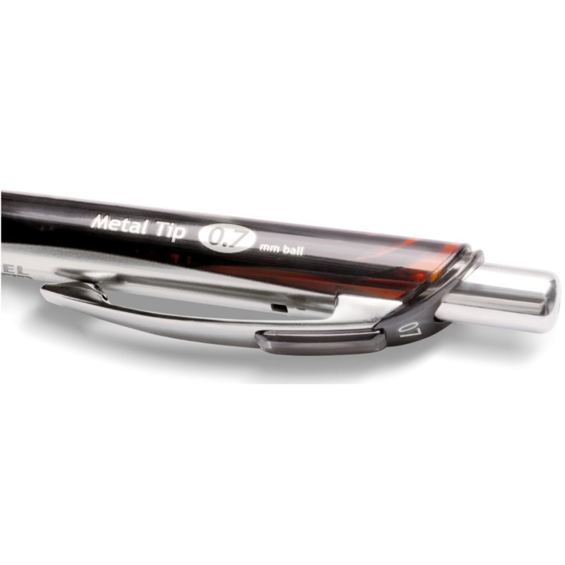 Pentel Stylo roller Liquid Gel EnerGel Document, rouge