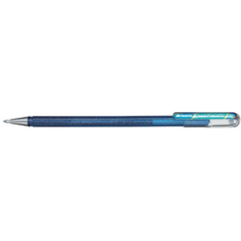 Pentel Hybrid Stylo roller encre gel "Dual Pen", vert/bleu