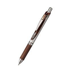 Pentel Stylo roller encre gel Energel BL77, marron