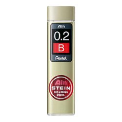 Pentel Ain Stein mine B Noir
