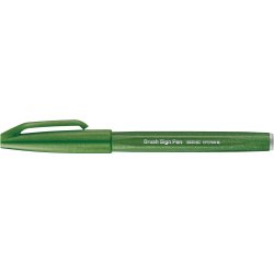 Pentel Brush Sign felt pen Fine Green 1 pc(s)