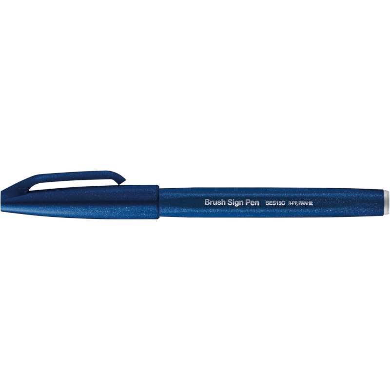 Pentel Brush Sign felt pen Fine Navy 1 pc(s)