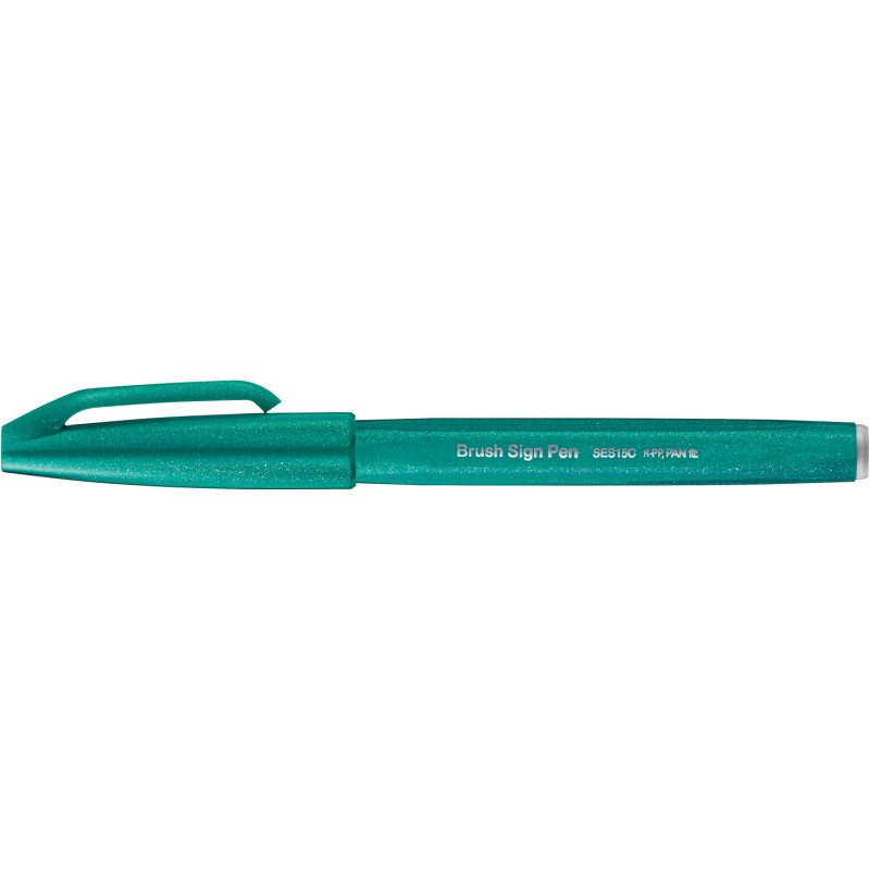 PentelArts Stylo feutre Brush Sign Pen SES 15, turquoise