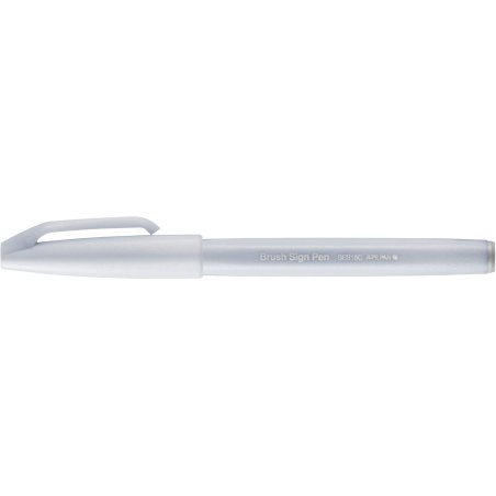 Pentel Brush Sign felt pen Fine Light grey 1 pc(s)