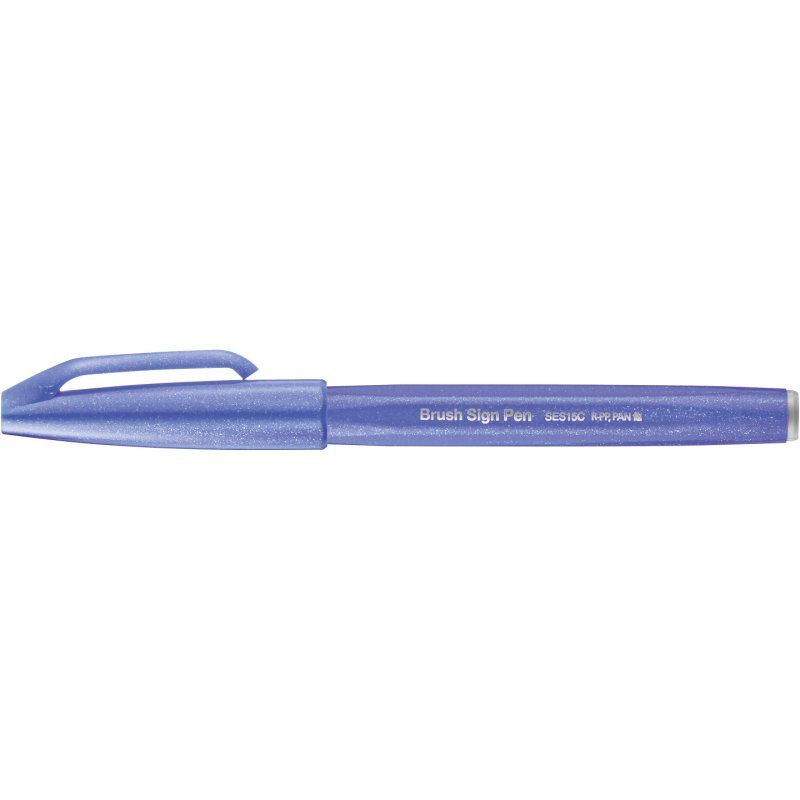 PentelArts Stylo feutre Brush Sign Pen SES 15, indigo