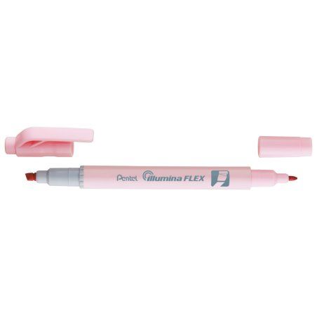 Pentel Illumina Flex marker 1 pc(s) Chisel/Fine tip Light pink