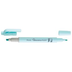 Pentel Illumina Flex marqueur 1 pièce(s) Pointe fine/biseautée Bleu clair