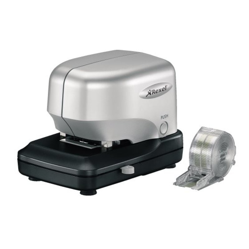 Rexel Stella30 Electric Cartridge Stapler Silver/Black