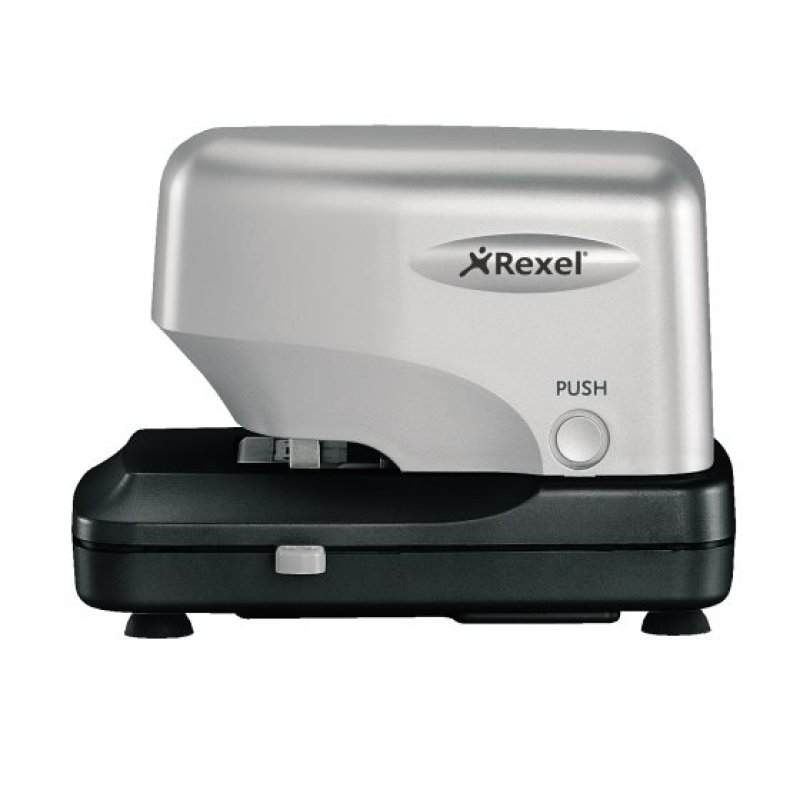 Rexel Agrafeuse électrique Stella 30, argent/noir