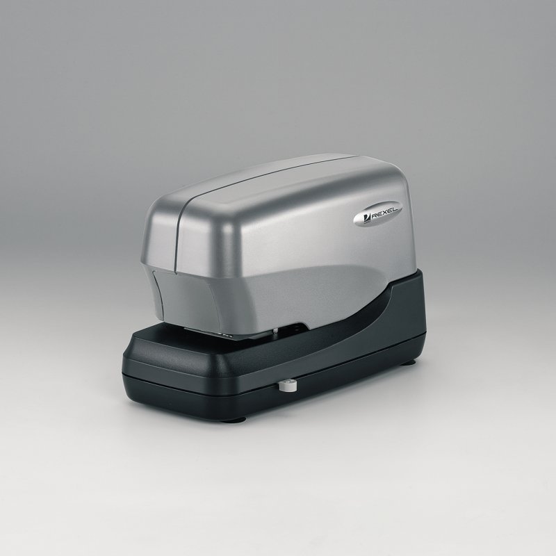 Rexel Agrafeuse Stella 70 électrique à cartouche, argent/noir