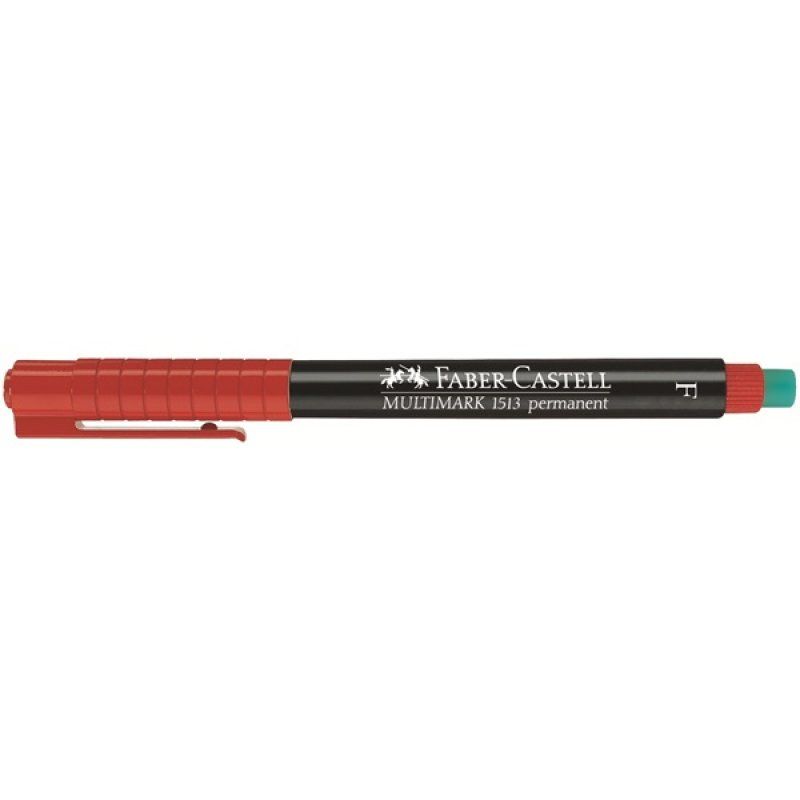 FABER-CASTELL Marqueur permanent MULTIMARK F, rouge
