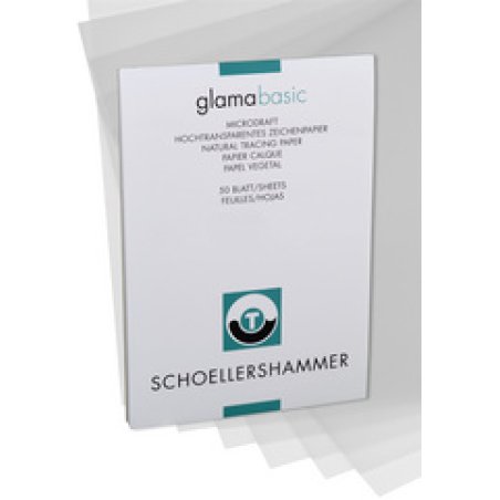 SCHÖLLERSHAMMER Bloc papier calque, A4, 90 g/m2