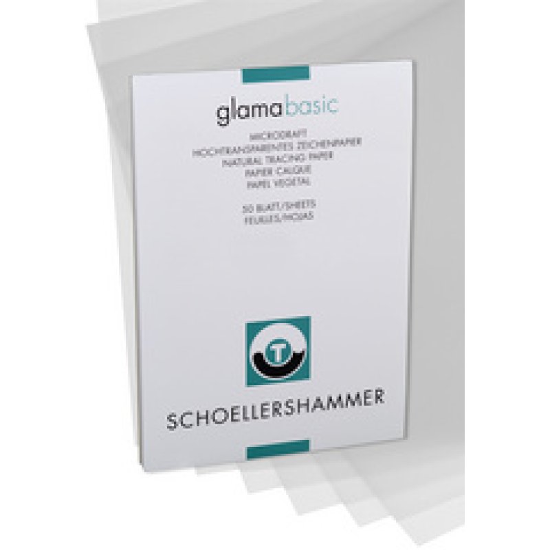 SCHÖLLERSHAMMER Bloc papier calque, A3, 90 g/m2