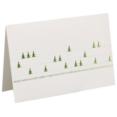 RÖMERTURM Carte de Noël "Christmas Lettering", crème