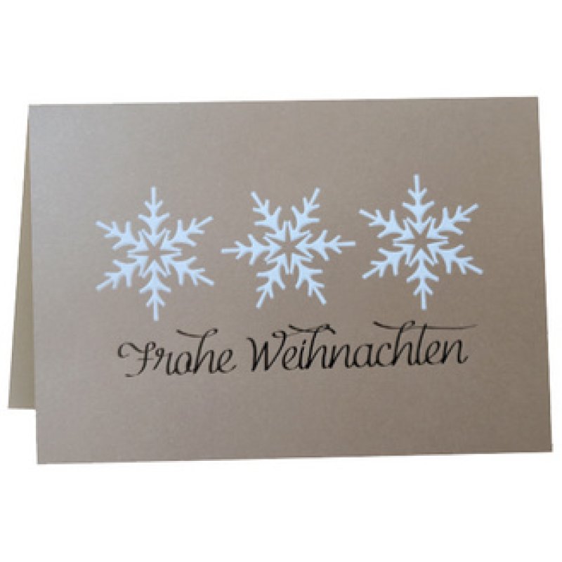 RÖMERTURM Weihnachtskarte "Eisblumen"