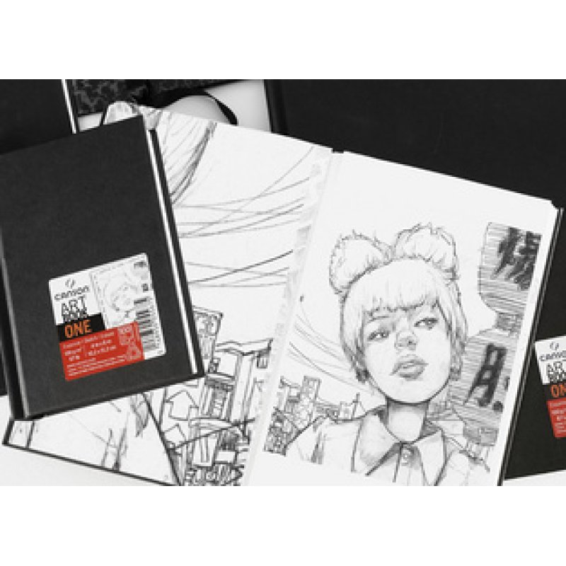 CANSON Carnet de dessin ARTBOOK ONE, 102 x 152 mm, noir