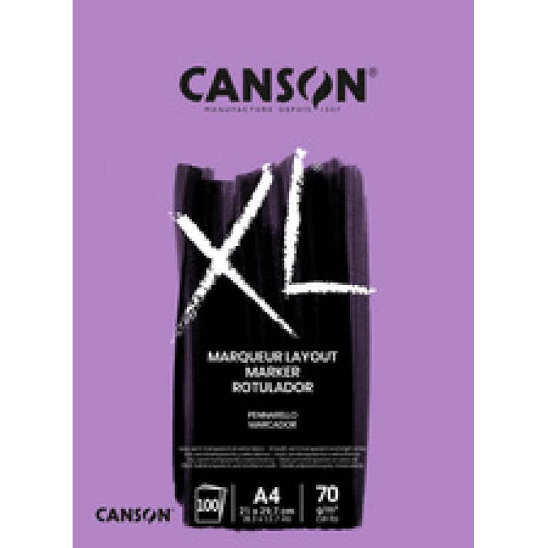 CANSON Bloc croquis et études "XL MARKER", A3, 70 g/m2