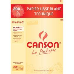 Canson 200037112 papier brouillon 10 feuilles