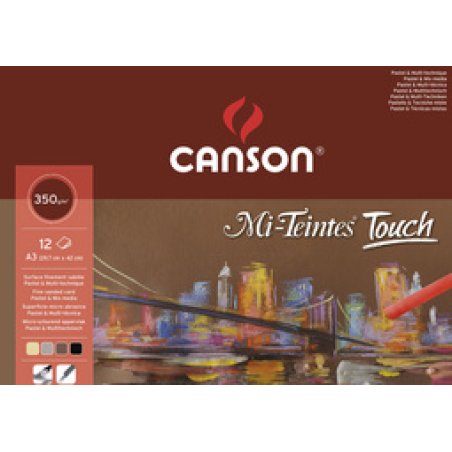 CANSON Bloc de feuilles à dessin "Mi-Teintes Touch"