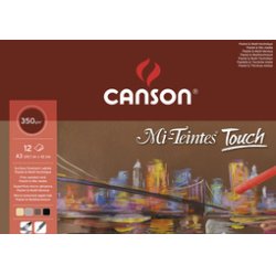 CANSON Bloc de feuilles à dessin "Mi-Teintes Touch",