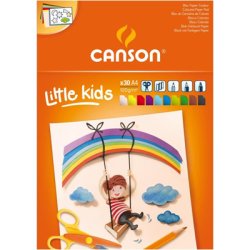 CANSON Bloc papier création couleur Kids, A4, 30 feuilles