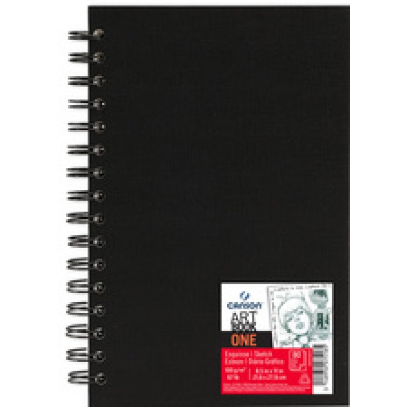 CANSON Carnet esquisse ARTBOOK ONE, 216 x 279 mm, noir