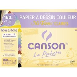 Canson 200002789 art paper 12 sheets