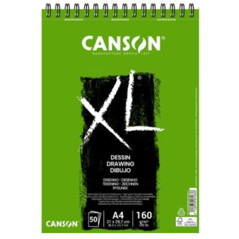 Canson XL Drawing Papier à lettres 50 feuilles