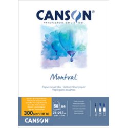 CANSON Bloc de papier aquarelle "Montval", A3, 100 feuilles