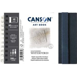 CANSON Carnet de dessin ART BOOK Saunders Waterford, A5