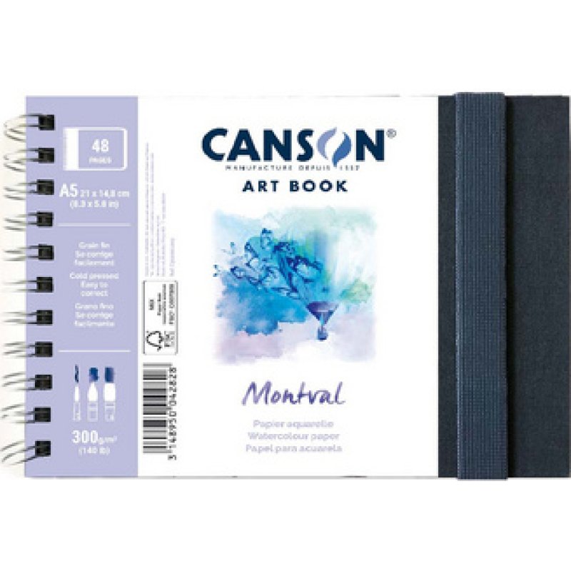 CANSON Carnet de dessin ART BOOK Montval, A5