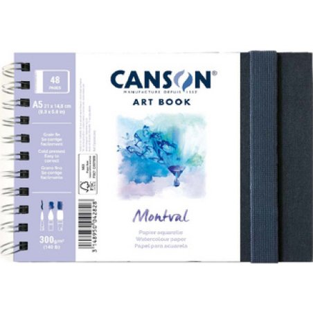 CANSON Carnet de dessin ART BOOK Montval, A5