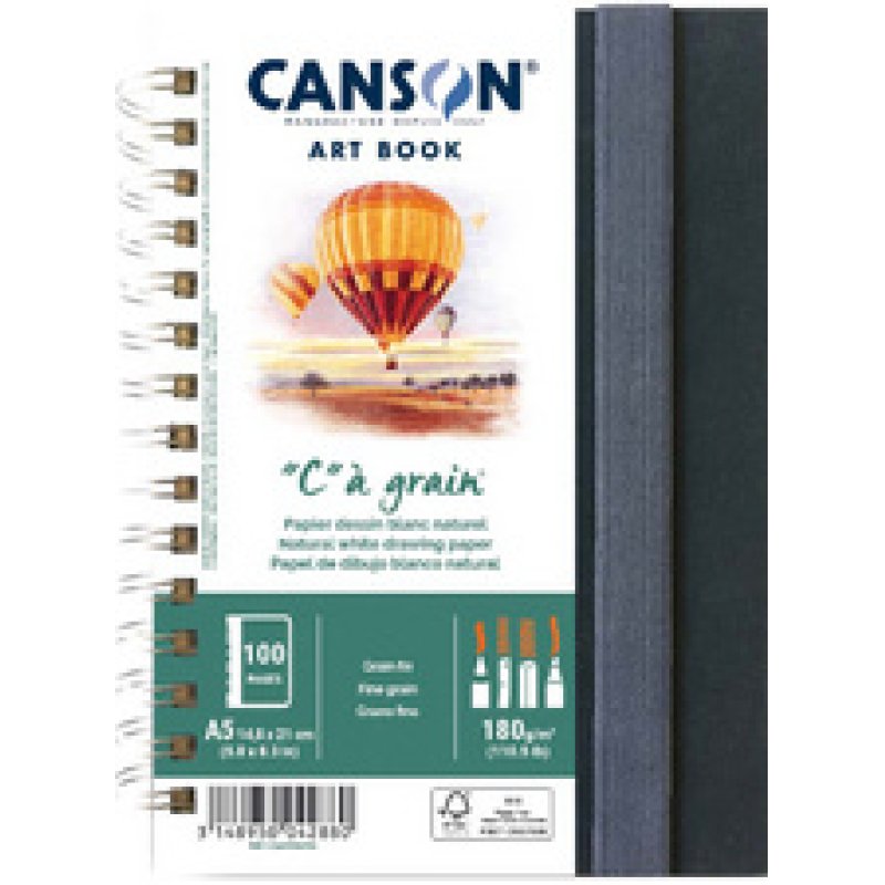 CANSON Carnet de croquis ART BOOK "C" à grain, A5
