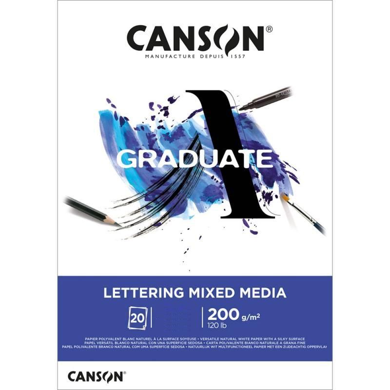 Canson Lettering Mixed Media Art paper 20 sheets