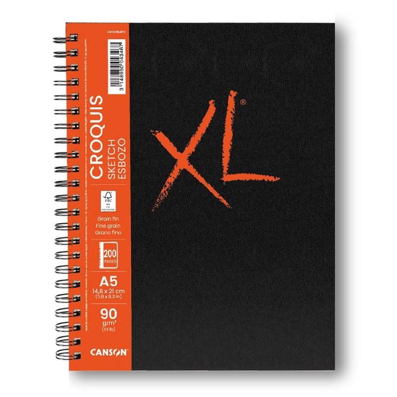 CANSON Carnet de dessin XL BOOK CROQUIS, A4