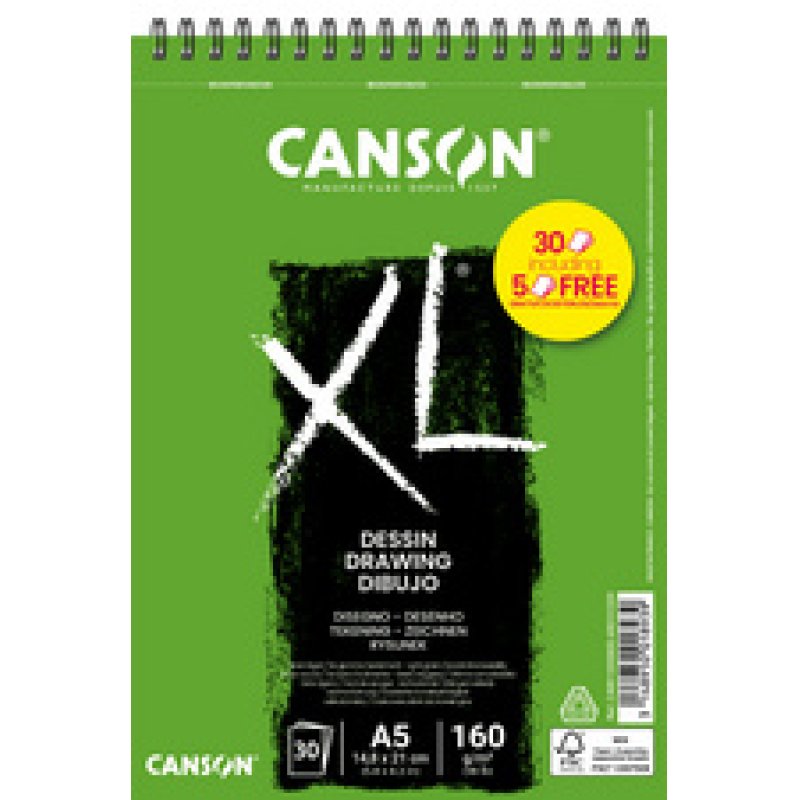 CANSON Bloc à croquis et études XL DESSIN Promo, A4
