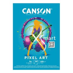 CANSON Bloc de dessin XS'MART PIXEL ART, A4