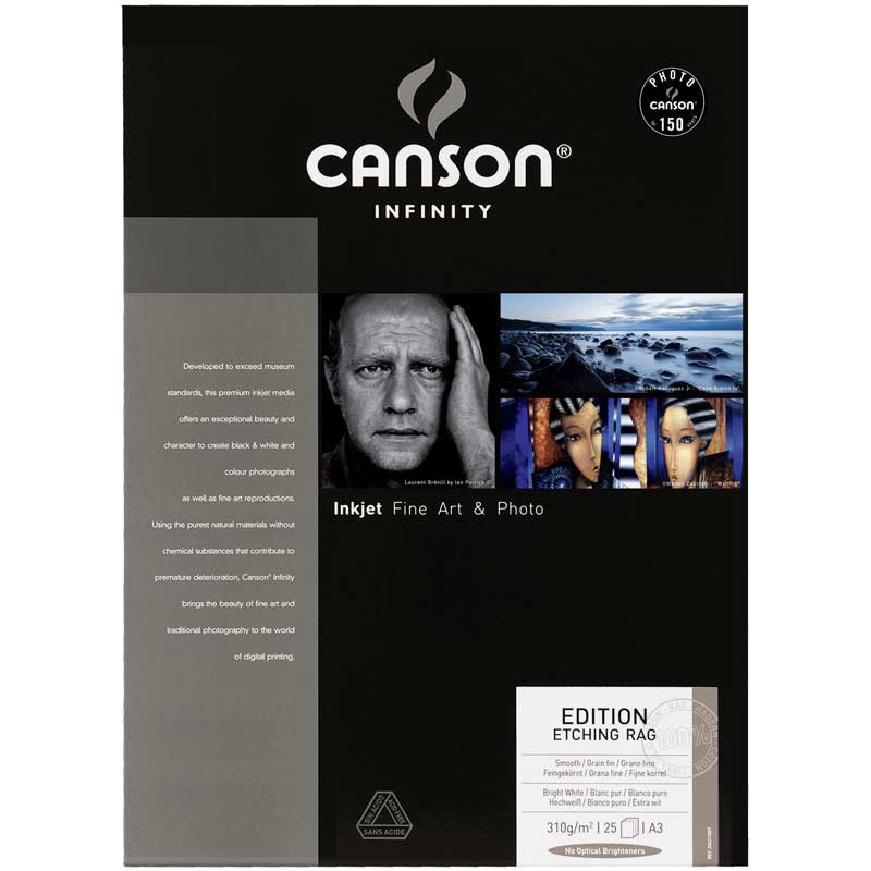 CANSON INFINITY Papier photo Edition Etching Rag, 310 g/m2,