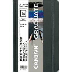 CANSON Carnet à croquis GRADUATE Mixed Media, noir
