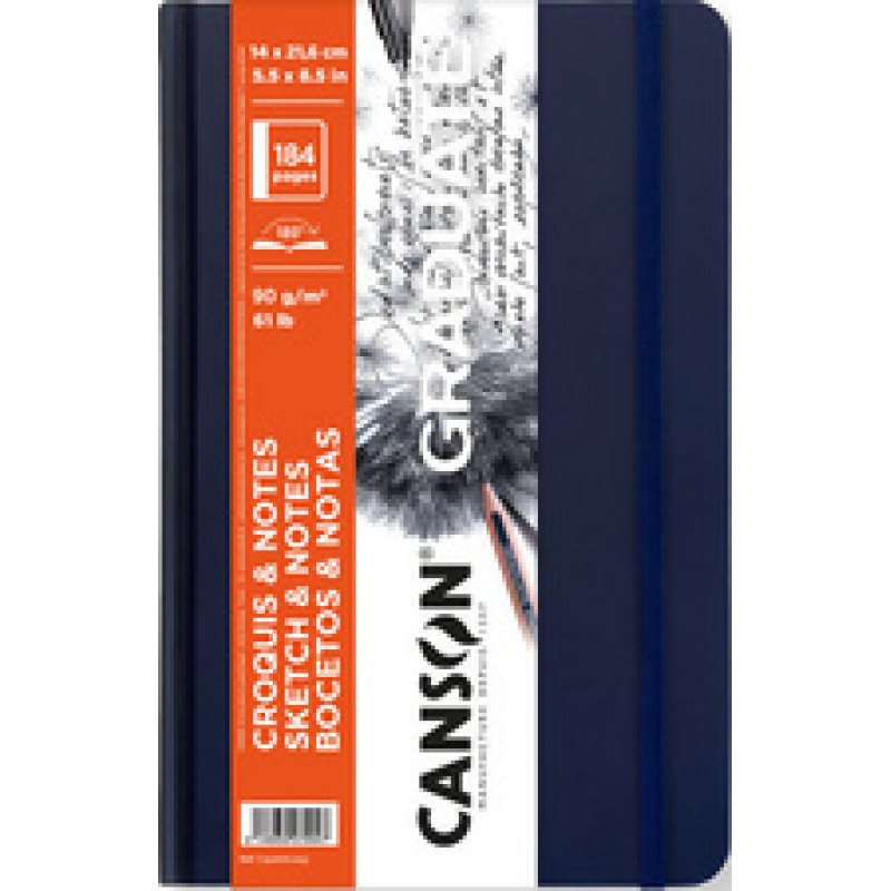 CANSON Carnet à croquis GRADUATE SKETCH & NOTES, gris clair