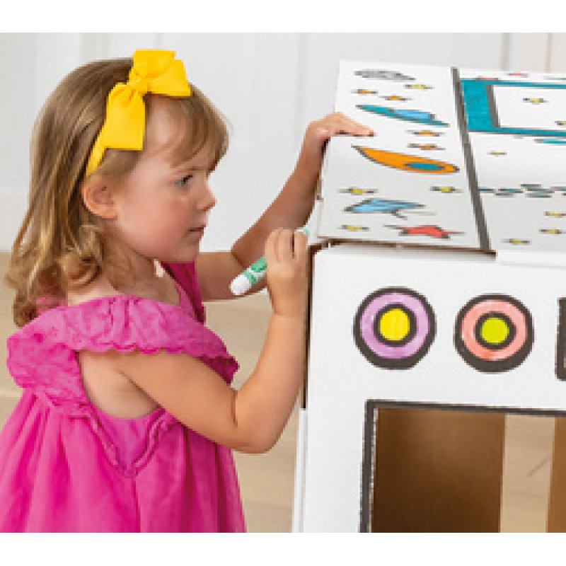 Fellowes Bus de jeu en carton ondulé