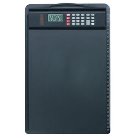 Alassio Porte-bloc, A4, avec calculatrice, noir