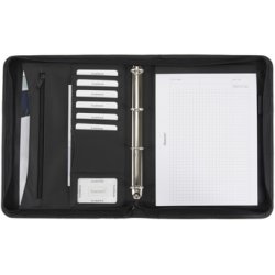 Alassio Serviette classeur "Office Set", noir