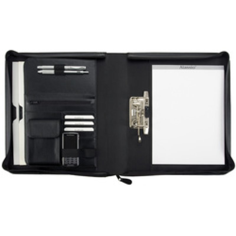 Alassio Serviette classeur "BERGAMO", A4, similicuir, noir