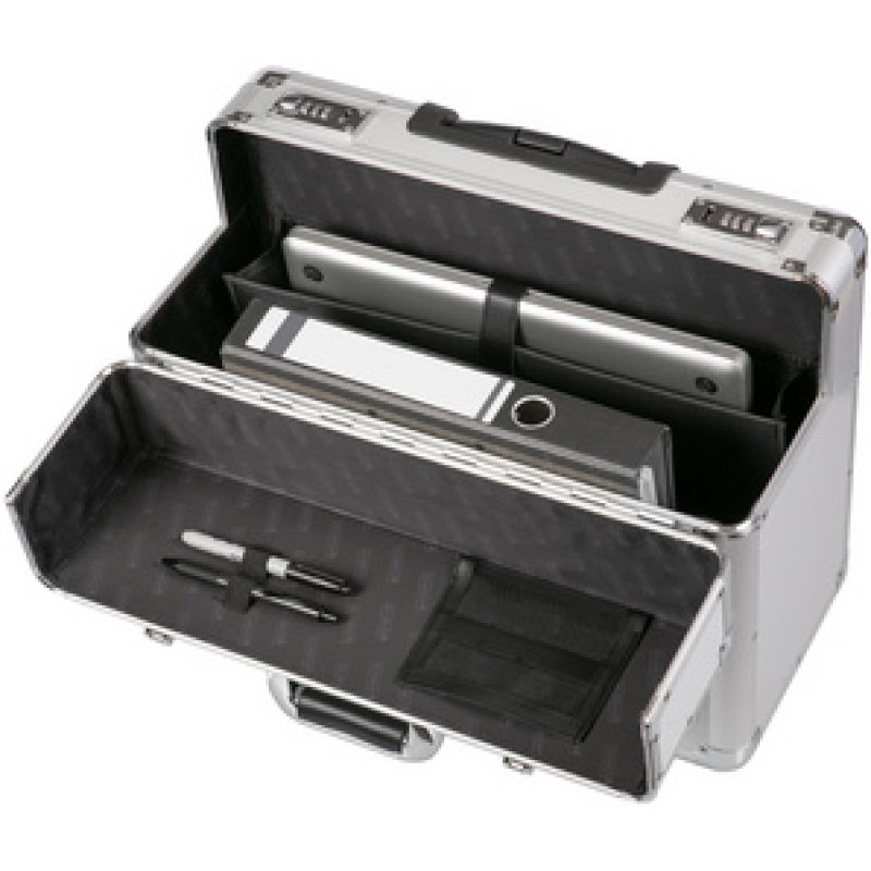 ALUMAXX Valise pour pilotes "OMEGA", aluminium, argent