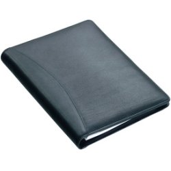 Alassio Conférencier "BORMIO", A5, similicuir, noir