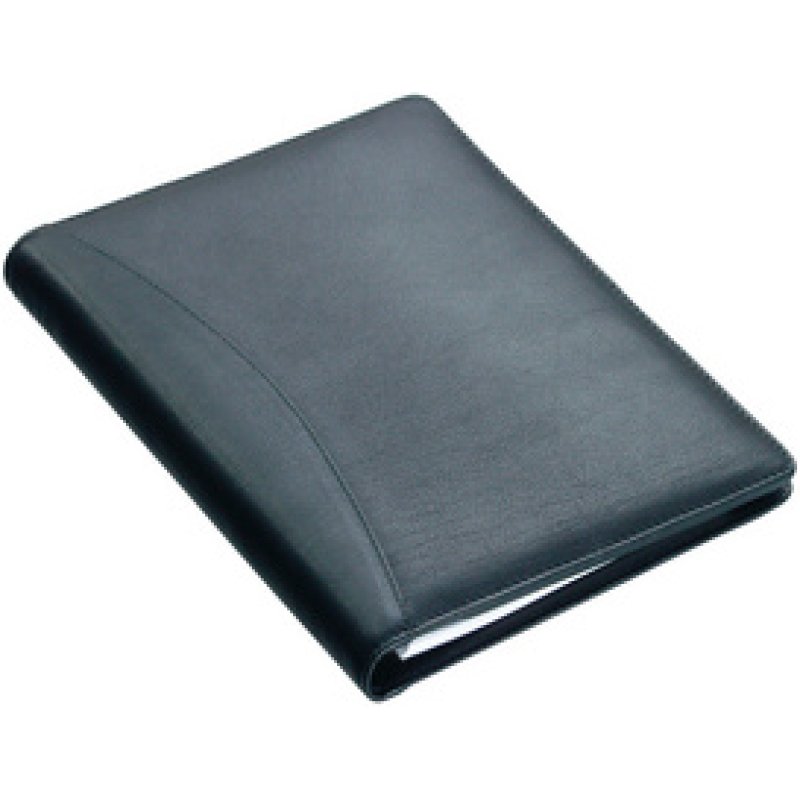 Alassio Conférencier "BORMIO", A5, similicuir, noir