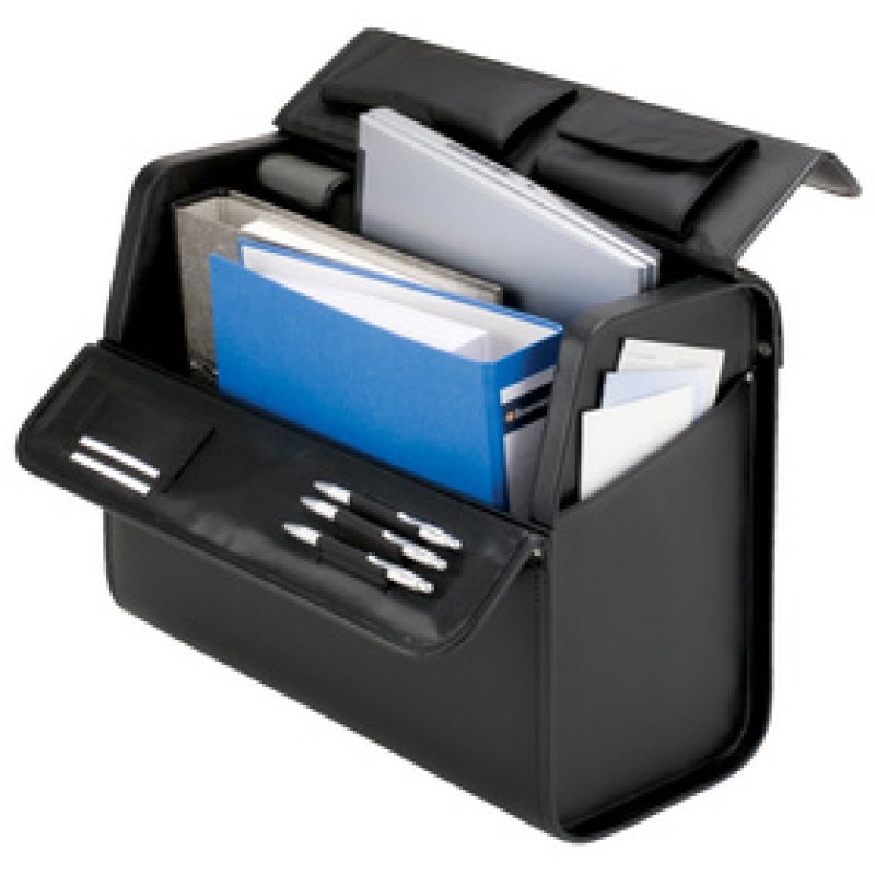 Alassio Valise pour pilotes "MONDO", similicuir, noir